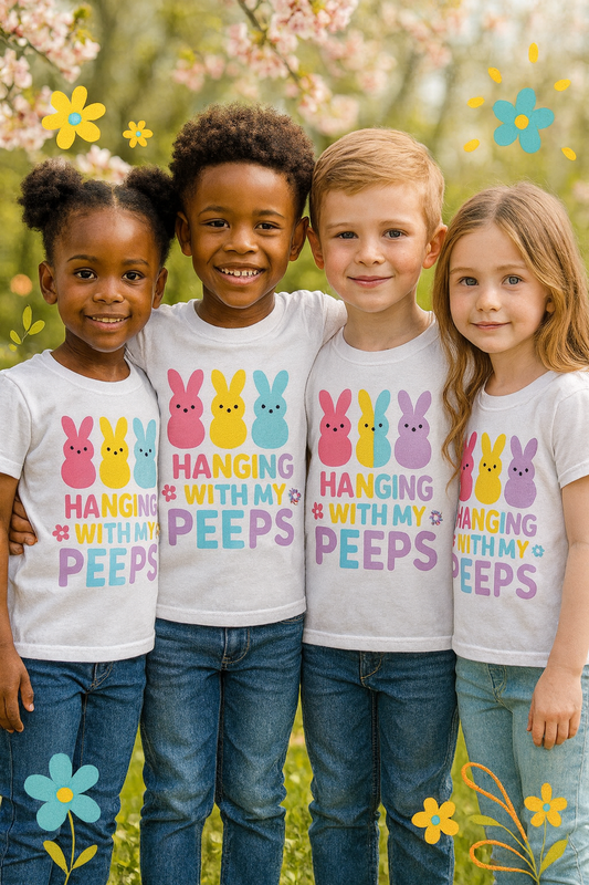 Hanging With My Peeps – Kids’ Easter Tee